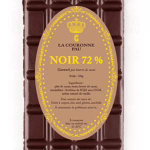 tablette noir 72%