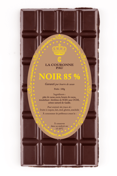 Tablette chocolat noir 85% - A Trianon