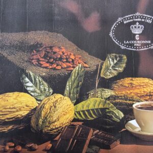 COFFRET Décor "cabosees et fèves de cacao"